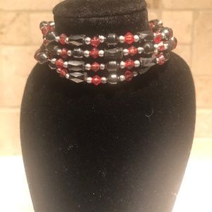 Crystal magnetic bracelet or Necklace